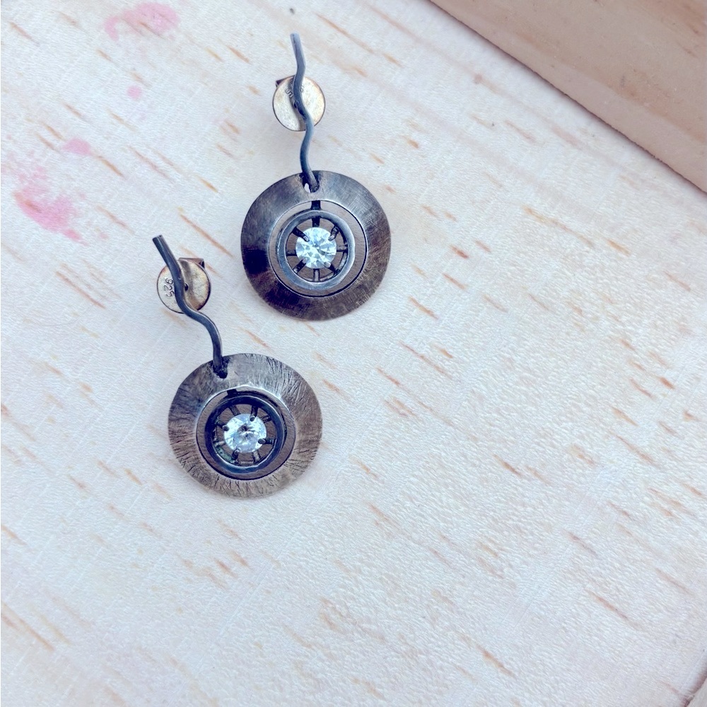 One of a Kind Silver Earrings - Made in Poland 🇵🇱